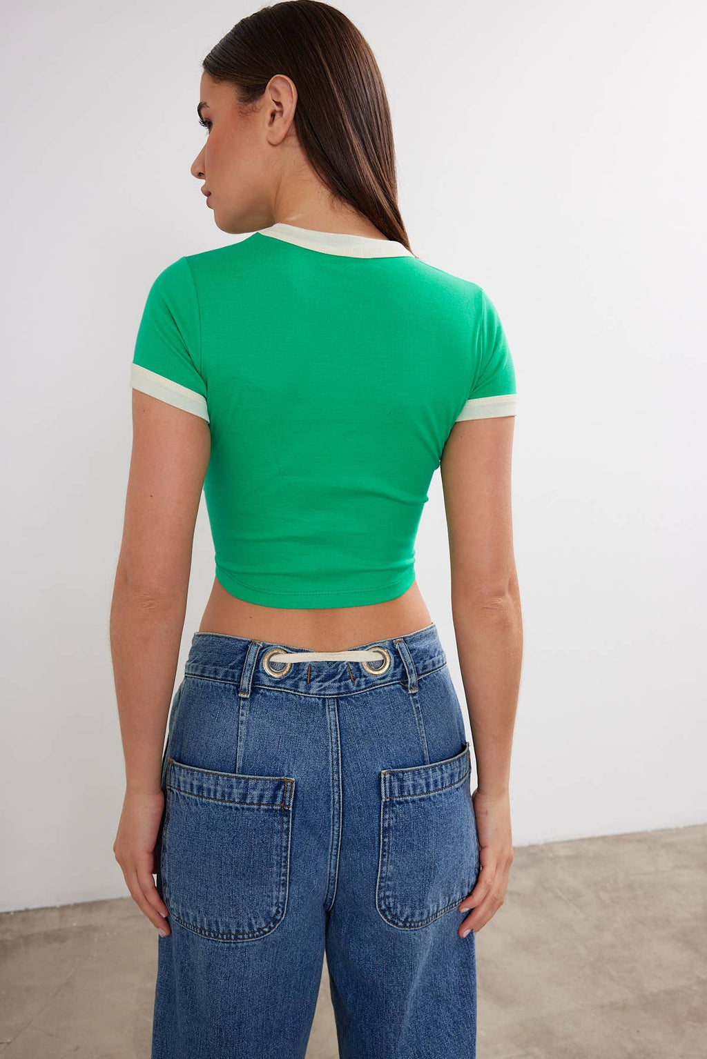 Women's New York Printed Cropped T-Shirt Crop Top "New York"