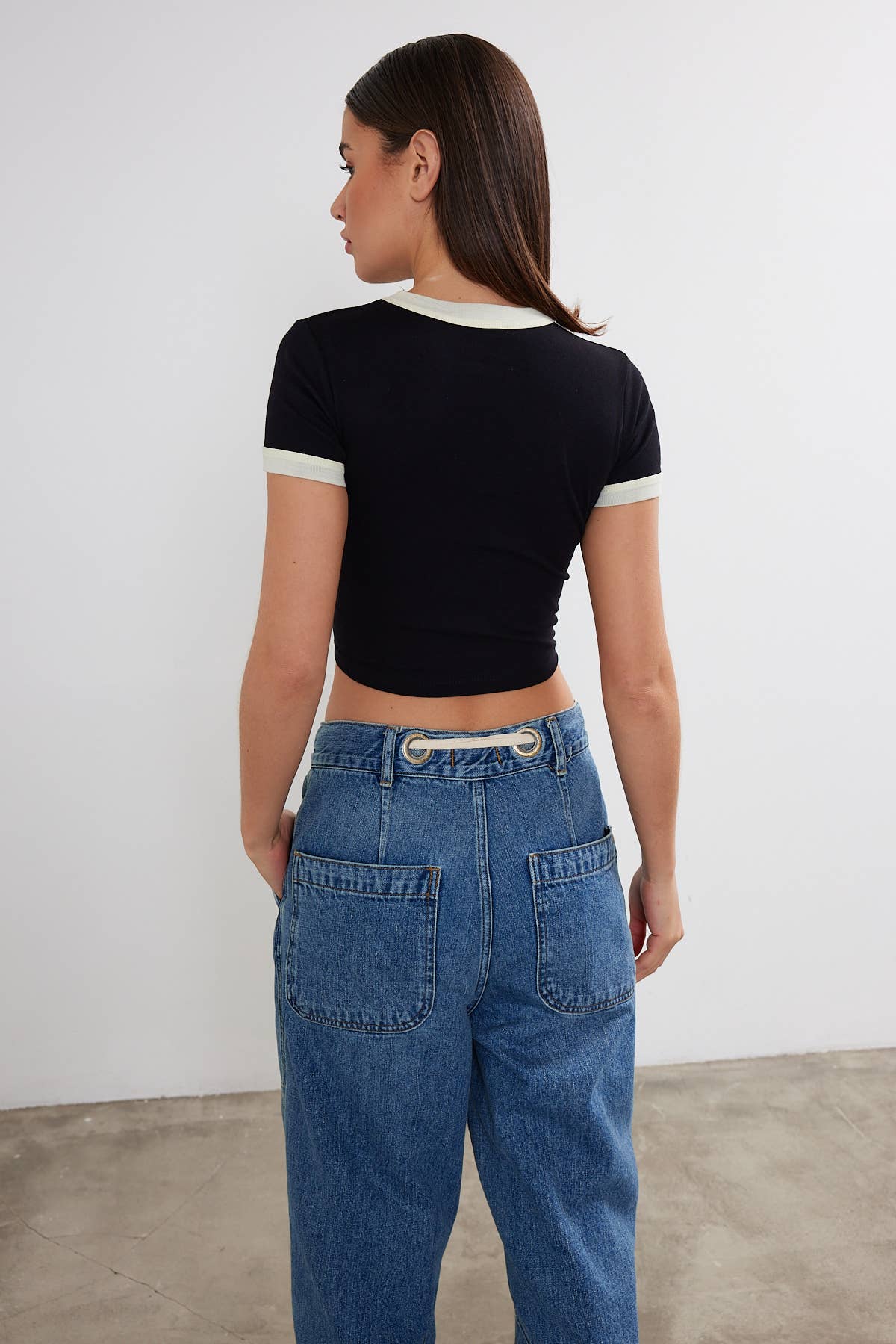 Women's New York Printed Cropped T-Shirt Crop Top "New York"