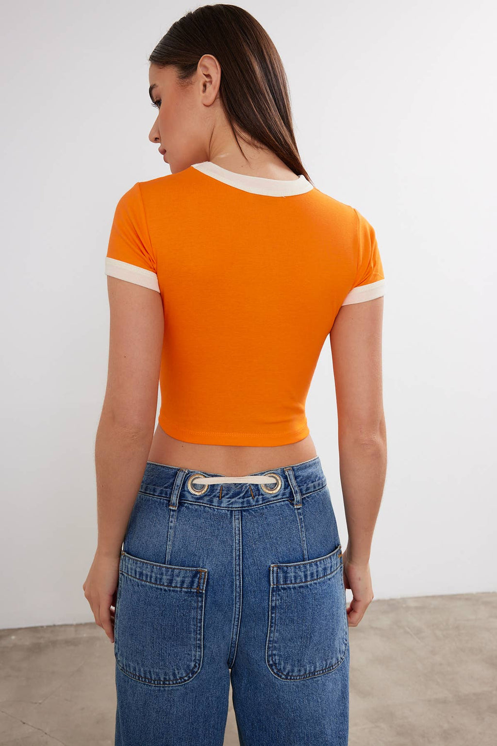 Women's New York Printed Cropped T-Shirt Crop Top "New York"
