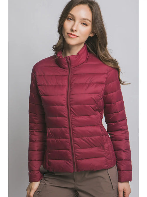 Ultra Lightweight Thermal Puffer Jacket – Women’s Zip Up