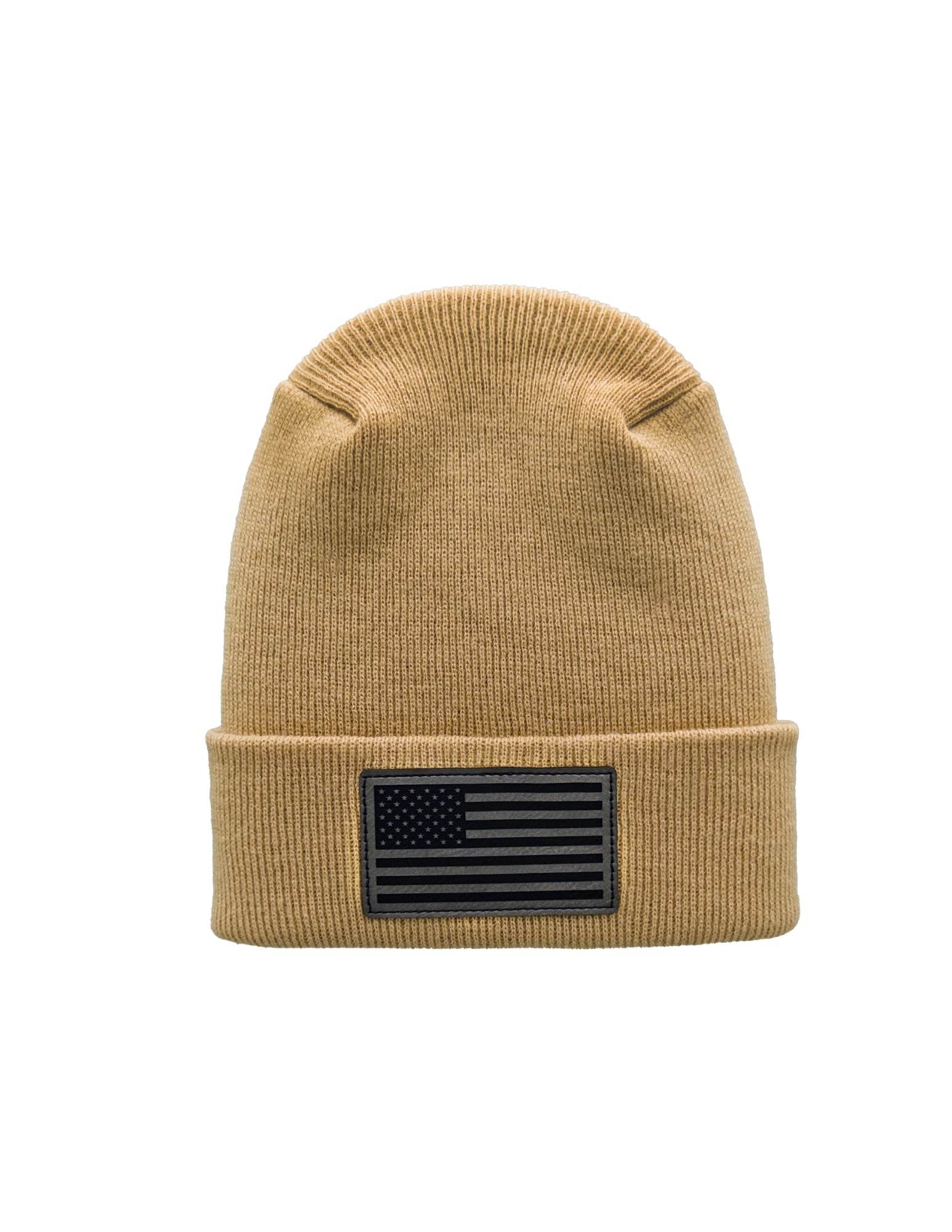 American Flag Beanie, H Stitch Beanie