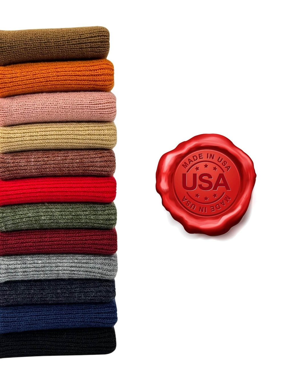 American Flag Beanie, H Stitch Beanie