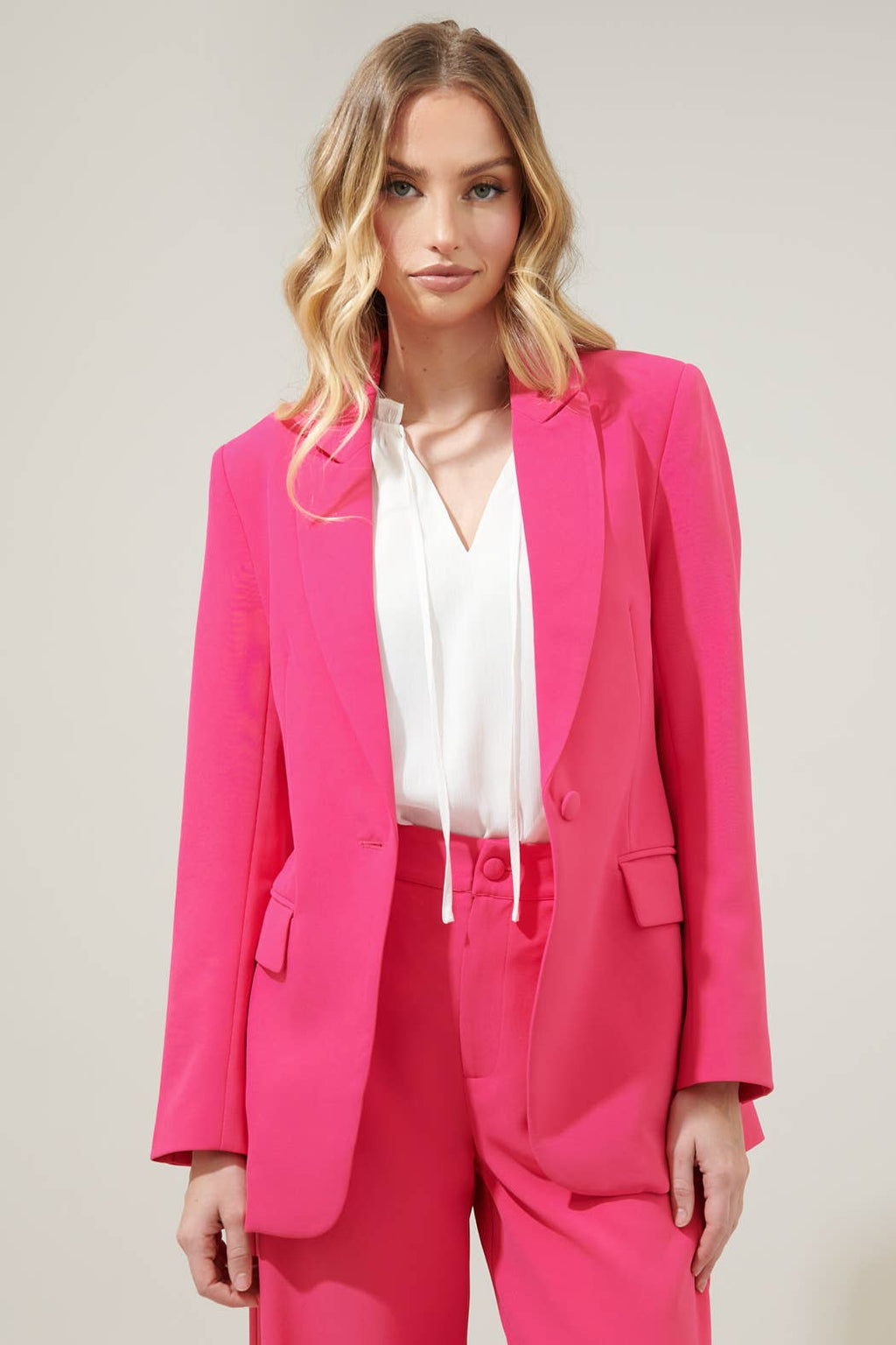 Chelsea Fitted Notch Lapel Blazer