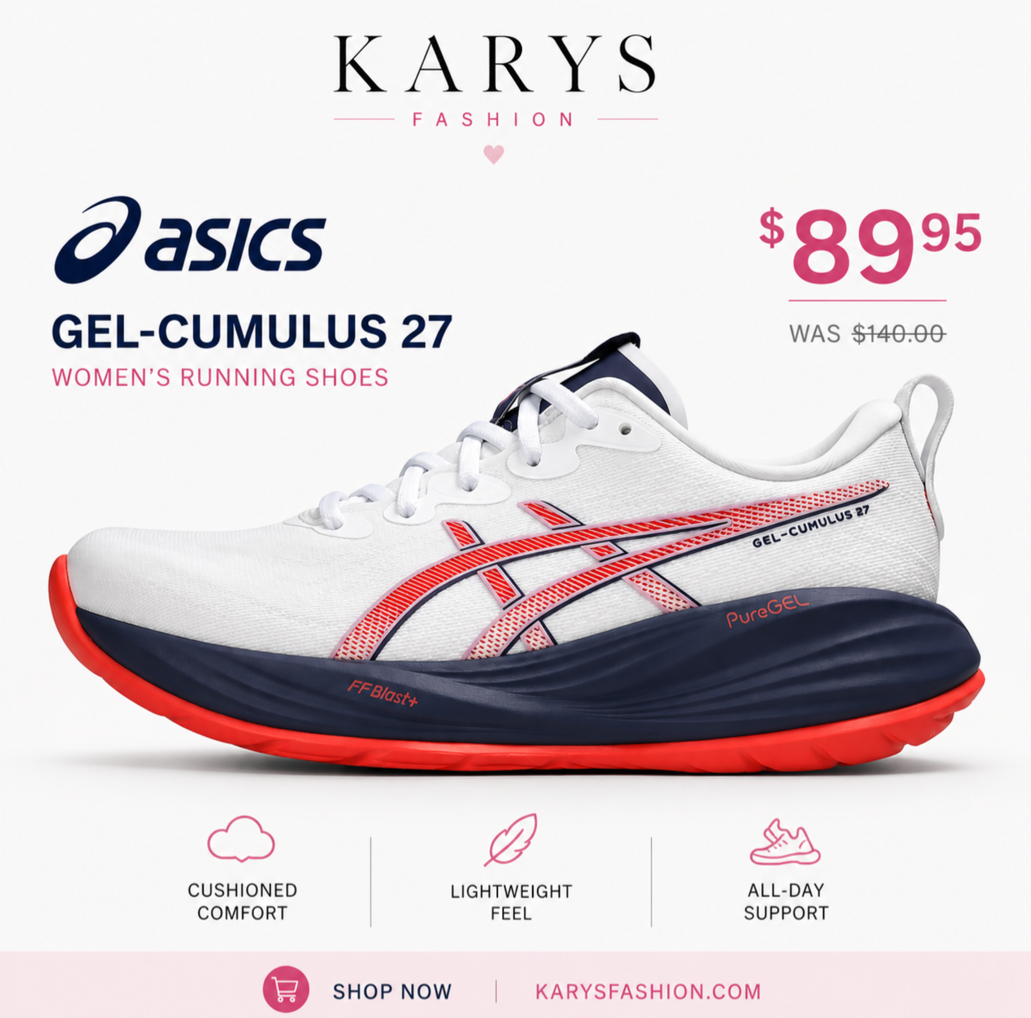 ASICS Women’s Gel-Cumulus 27 Running Shoes