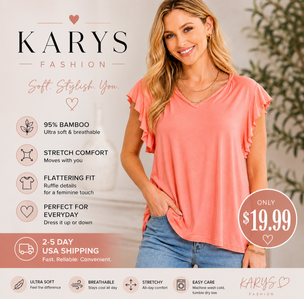 Basic Bae Full Size Bamboo Notched Ruffled Short Sleeve T-Shirt